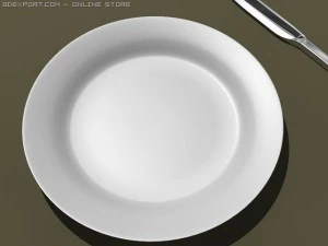 dinner set 3D Model
