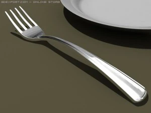 dinner set 3D Model