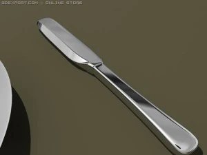 dinner set 3D Model