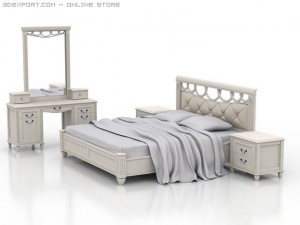 bedroom collection part1 3D 模型