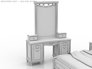 bedroom collection part1 3D 模型