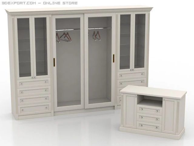 yatak odası koleksiyonu b&ouml;l&uuml;m2 3D Model .c4d .max .obj .3ds .fbx .stl .blend 