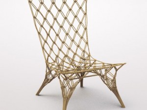 knotted chair 3D-Modell