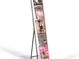 safco inview free standing display 3D-Modell