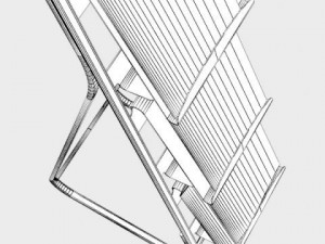 safco inview free standing display 3D Model