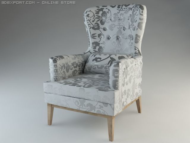luxury sofa Model 3D .c4d .max .obj .3ds .fbx .stl .blend 