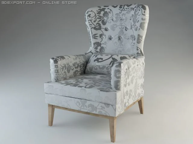 luxury sofa 3D Model .c4d .max .obj .3ds .fbx .stl .blend 