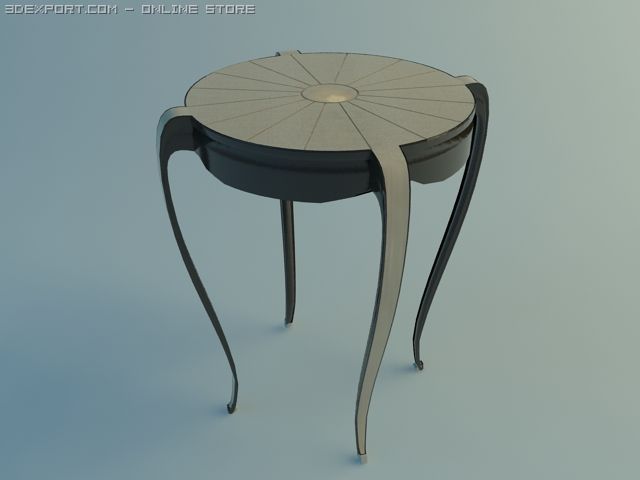 deco table 3Dモデル .c4d .max .obj .3ds .fbx .stl .blend 