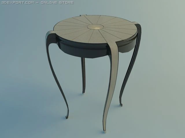 deco table 3D Model .c4d .max .obj .3ds .fbx .stl .blend 