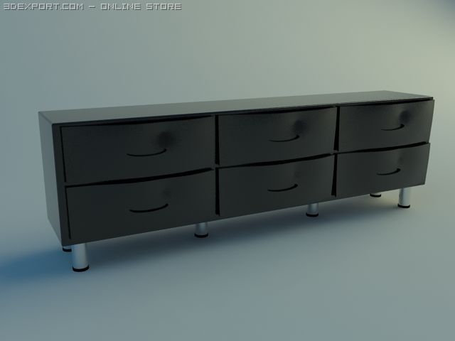 side chest 3D 모델 .c4d .max .obj .3ds .fbx .stl .blend 