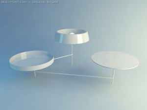 table lamps 3D Модель
