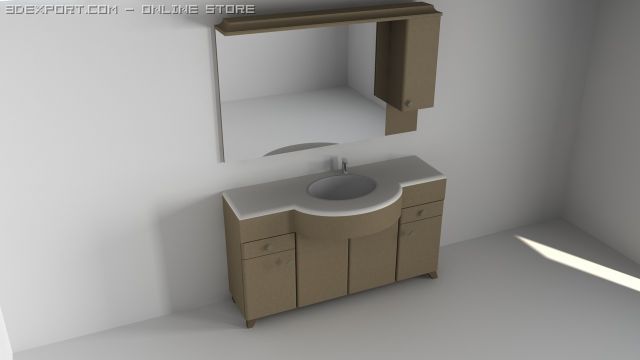 bathroom 3D Model .c4d .max .obj .3ds .fbx .stl .blend 