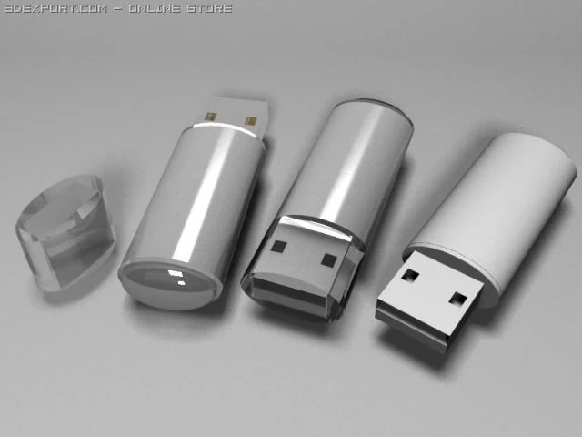 unidade flash USB Modelo 3D .c4d .max .obj .3ds .fbx .stl .blend 