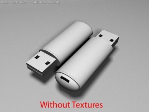 usb flash drive 3D 모델