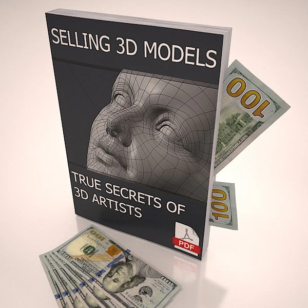 selling true secrets of 3d artists book 3D Model .c4d .max .obj .3ds .fbx .stl .blend 