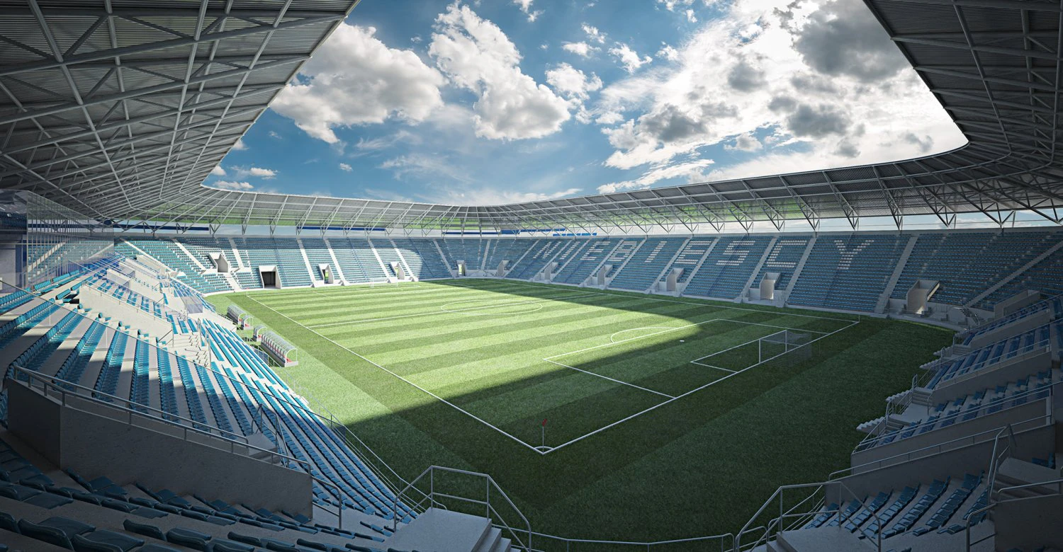 european soccer stadium 3D Model .c4d .max .obj .3ds .fbx .stl .blend