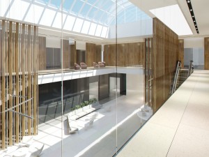 lobby hall foyer office commercial business scene 3D Model