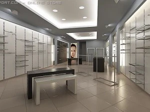 store interior scene render ready 3D Model