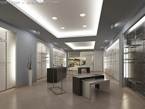 store interior scene render ready 3D 模型