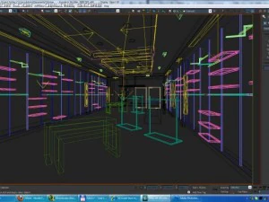 store interior scene render ready 3D Model