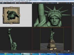 statue of liberty Modelo 3D