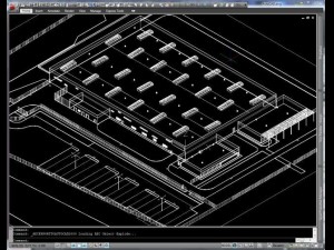 industrial building full scene render redy Modèle 3D
