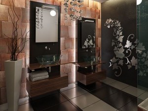 modern bathroom Modello 3D