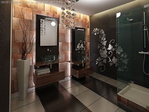 modern bathroom 3D Model