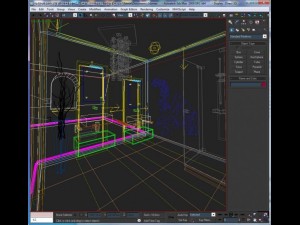 modern bathroom 3D Model