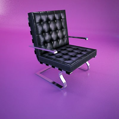 kursi tugendhat Model 3D .c4d .max .obj .3ds .fbx .stl .blend 