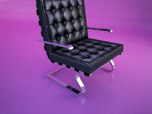 tugendhat stoel 3D Model