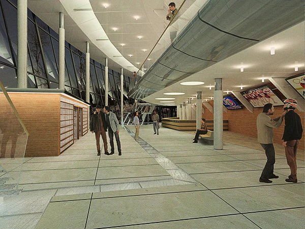 lobby scene render ready 3D Model .c4d .max .obj .3ds .fbx .stl .blend 
