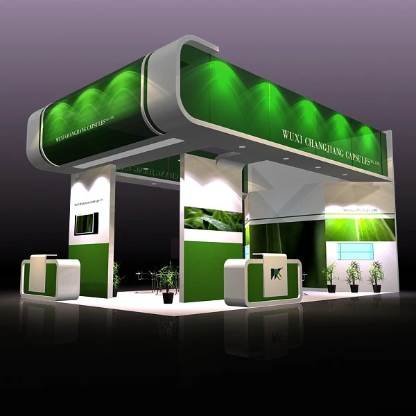 convention exhibit booth 019 3D Model .c4d .max .obj .3ds .fbx .stl .blend 