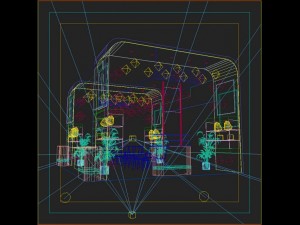 exhibit booth 221 3D Model
