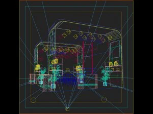 exhibit booth 221 3D Model