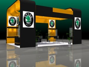 exhibit booth 221 3D Model