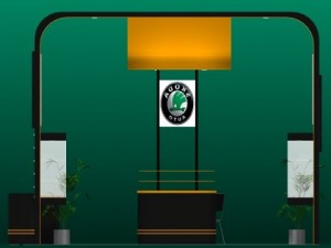 exhibit booth 221 3D Model