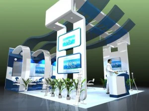 progettazione dello stand fieristico 020 Modello 3D