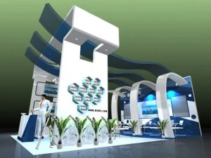 trade show booth design 020 3D Model