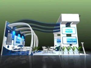 trade show booth design 020 3D Model