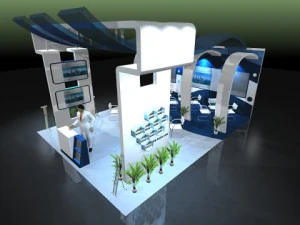 trade show booth design 020 3D Model