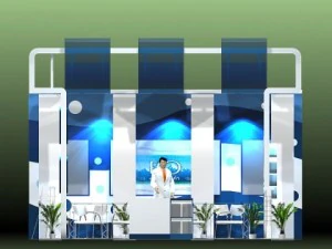 trade show booth design 020 3D Model