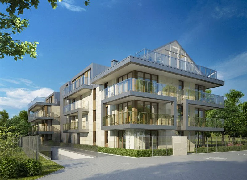 contemporary multi unit residential building 3D Model .c4d .max .obj .3ds .fbx .stl .blend 