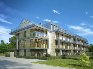 contemporary multi unit residential building 3D Model