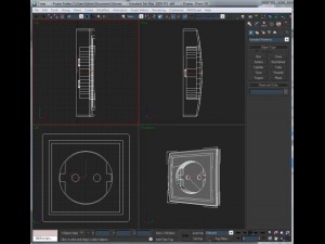 electric socket 3D 模型