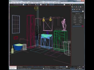 bathroom furniture oristo full 3D Model