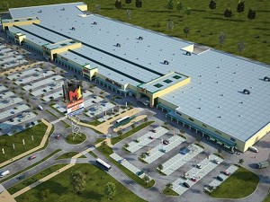 mall m1 full textured scene render ready 3D Модель