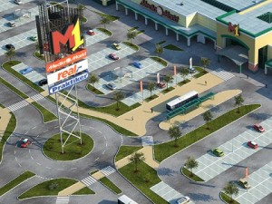mall m1 full textured scene render ready 3D Модель