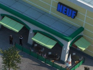 mall m1 full textured scene render ready 3D Модель