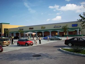 mall m1 full textured scene render ready 3D Model